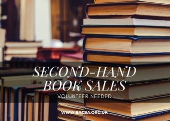 Second-hand book sales volunteer needed