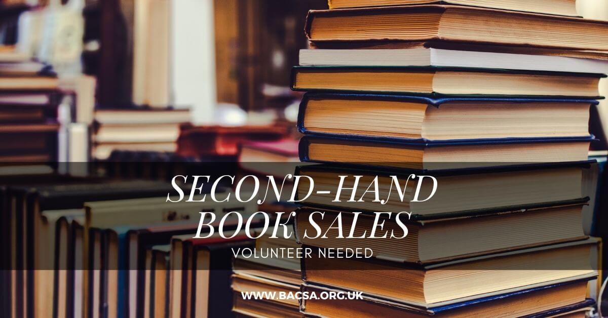 Secondhand book sales volunteer BACSA