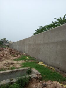 Ambala Cantonment Cemetery wall after
