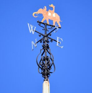 Image of Indian Institute weather vane (Photo: Roger Marks, Museum of Oxford
