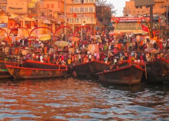 Dawn on the ghats